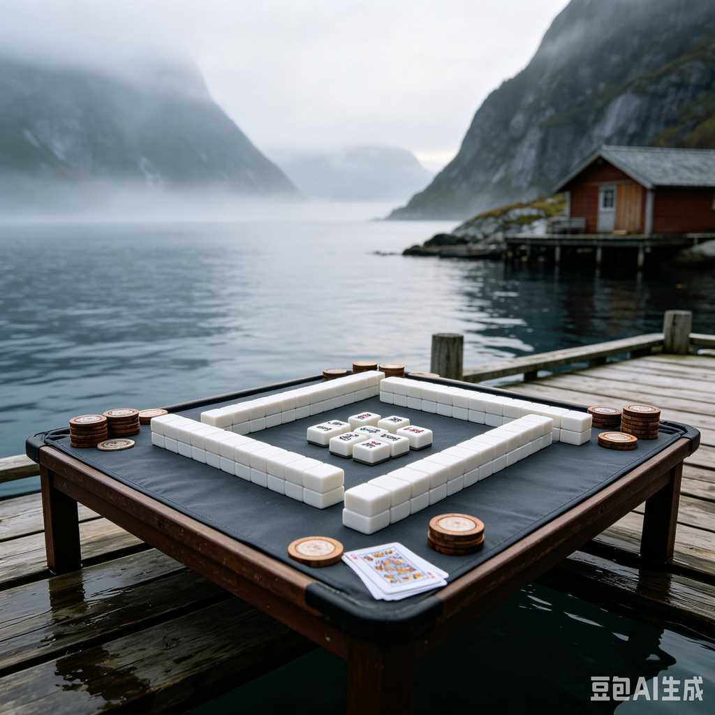 bamboo wood mahjong set