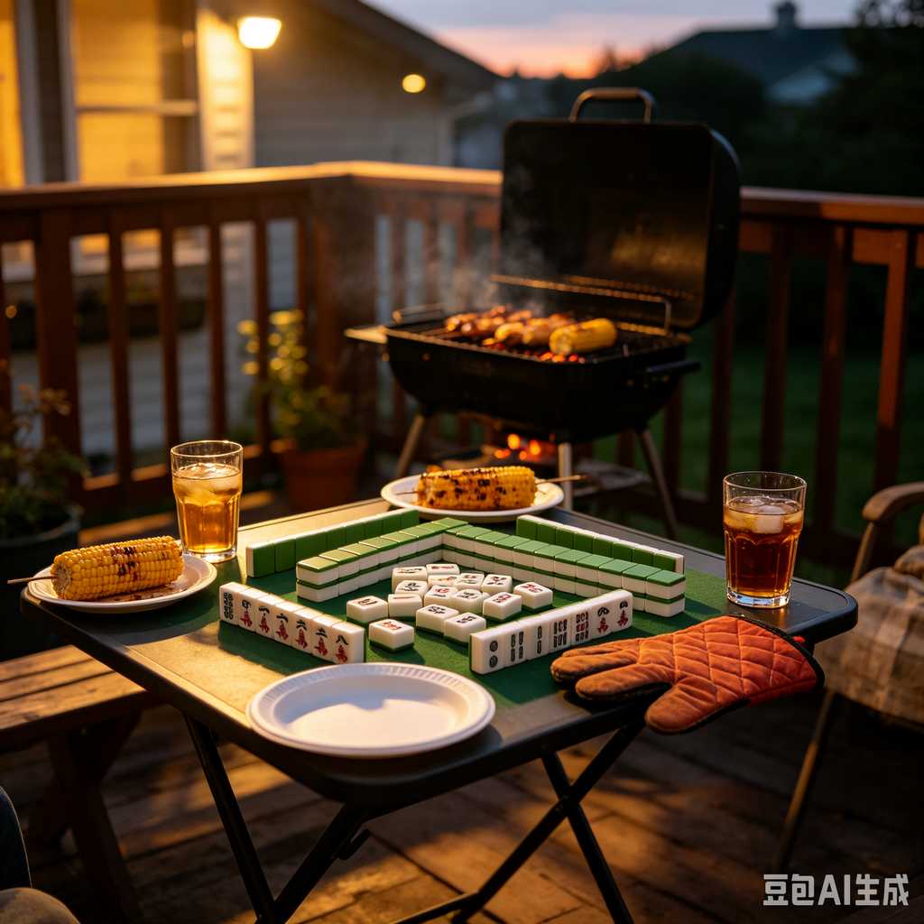 stable print mahjong set